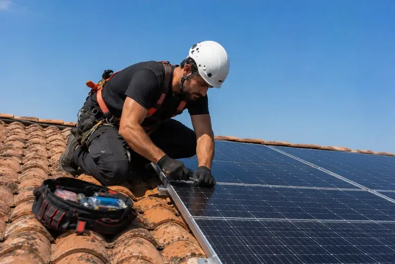 Maintenance et monitoring de panneaux solaires à la Haie-Fouassière